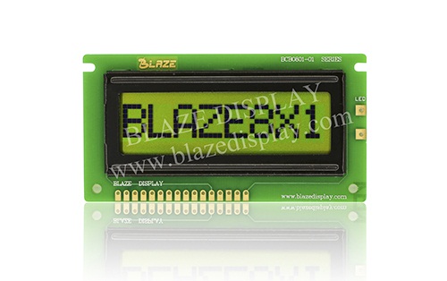 8X1 Serial Character LCD Module